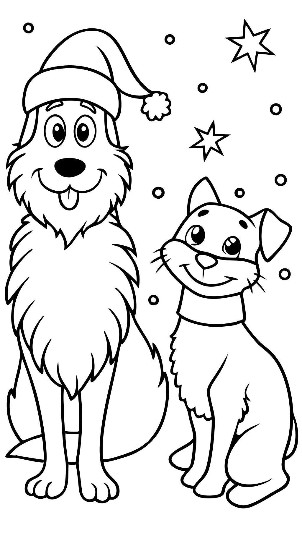 pages à colorier Grinch et Max